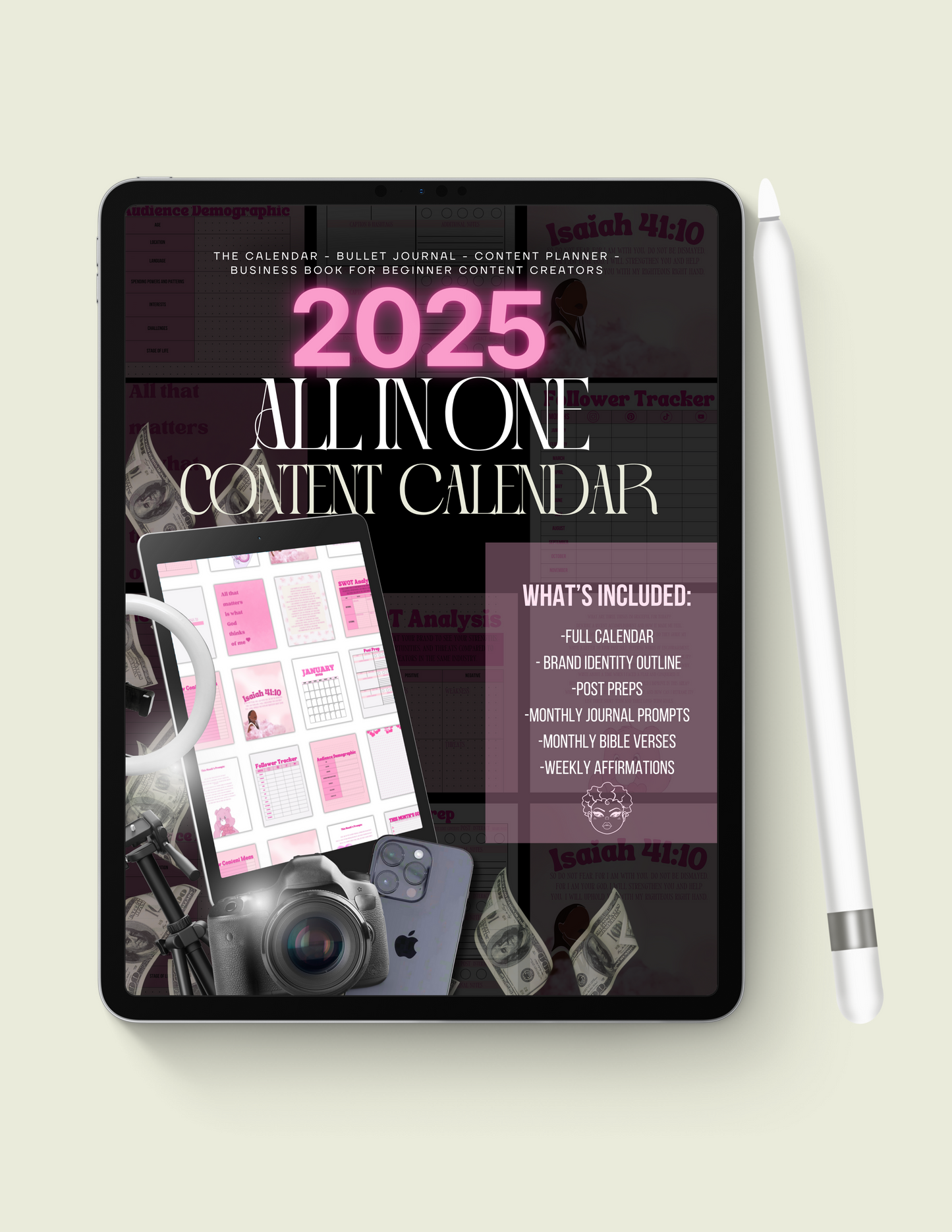 2025 Social Media Planner | Content Planner | Bullet Journal